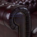 Copy of Chesterfield Brown Arm Detail